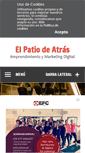 Mobile Screenshot of elpatiodeatras.com